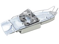 Silver AluFibre rakenne deck