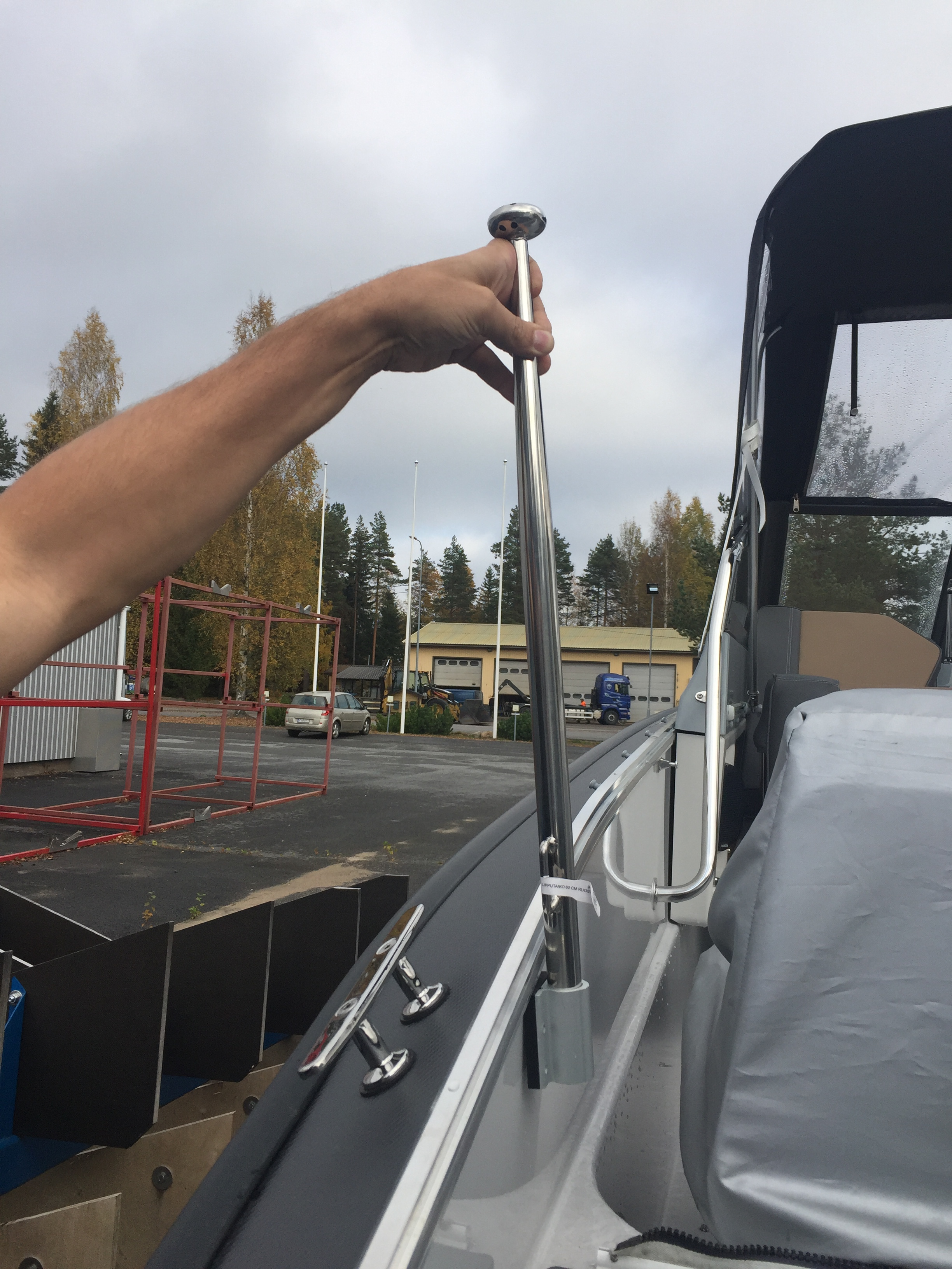 Flag pole with fasteners (Eagle BR/BRX) Electronics and other